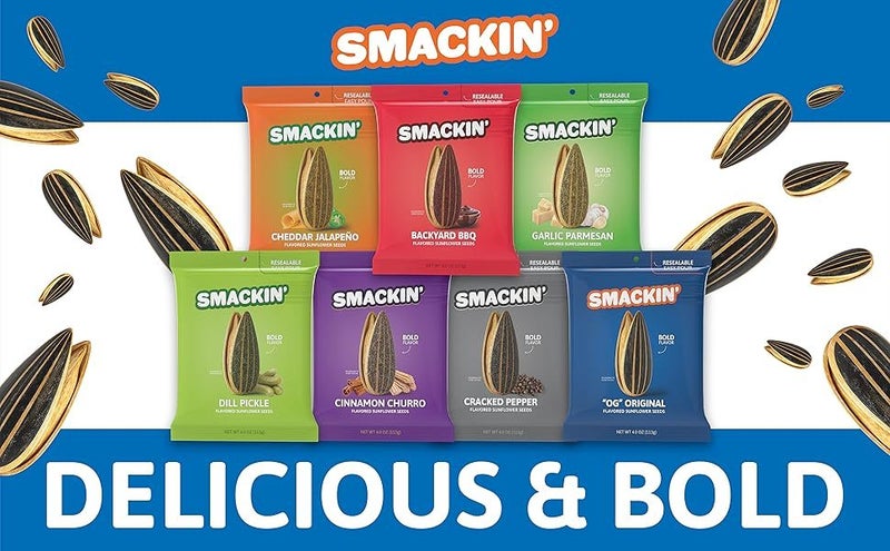 SMACKIN SUNFLOWER SEEDS -11 DIFERENT FLAVOURS Carousel 2