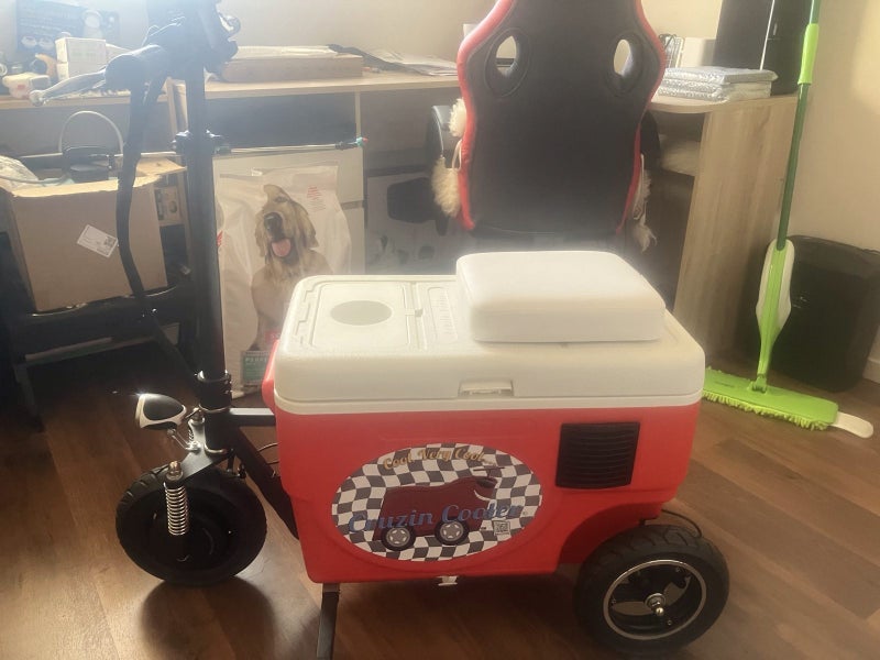 Battery powered ride on Cruzin cooler brand new two available Carousel 1