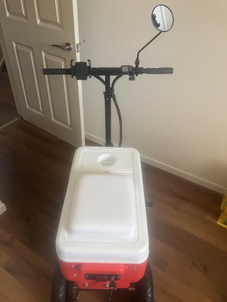 Battery powered ride on Cruzin cooler brand new two available Carousel 4
