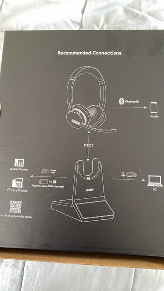 Yealink WH64 Dual Team DECT Wireless Headset with Stand Carousel 2