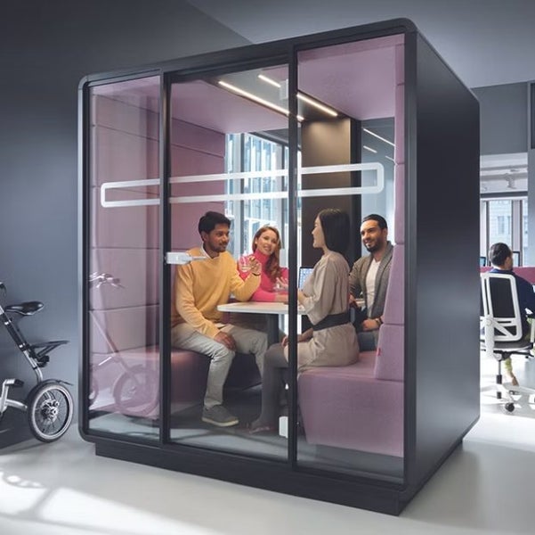 HUSH MEET 4 PERSON POD Size (mm): 2150w x 1390d x 2300h Carousel 2