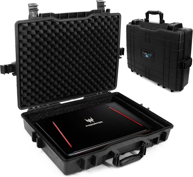 Casematix Waterproof Laptop Hard Case for 15-17 inch Gaming Laptops Carousel 1
