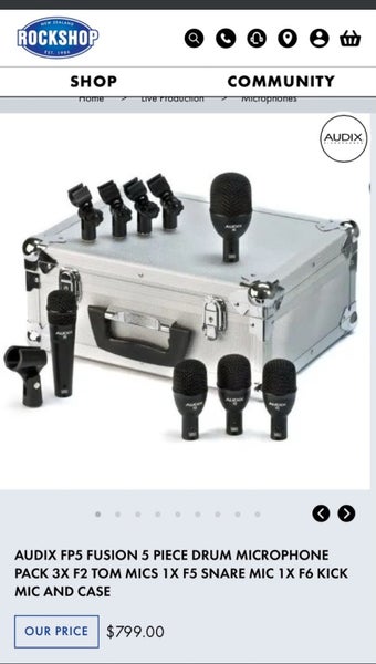 Drum Mics - Audix - FP564142558131331112