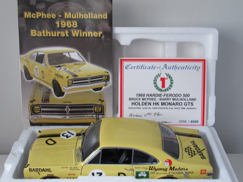 1:18 AUTOART HOLDEN HK MONARO 1968 BATHURST WINNER Carousel 2