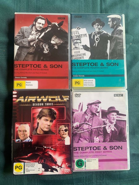 Bulk DVD Bundle 1 ( TV Series) Steptoe & Son and AirWolf Carousel 1