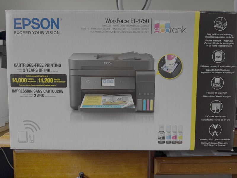 Epsom Workforce ET-4750 Printer Carousel 1