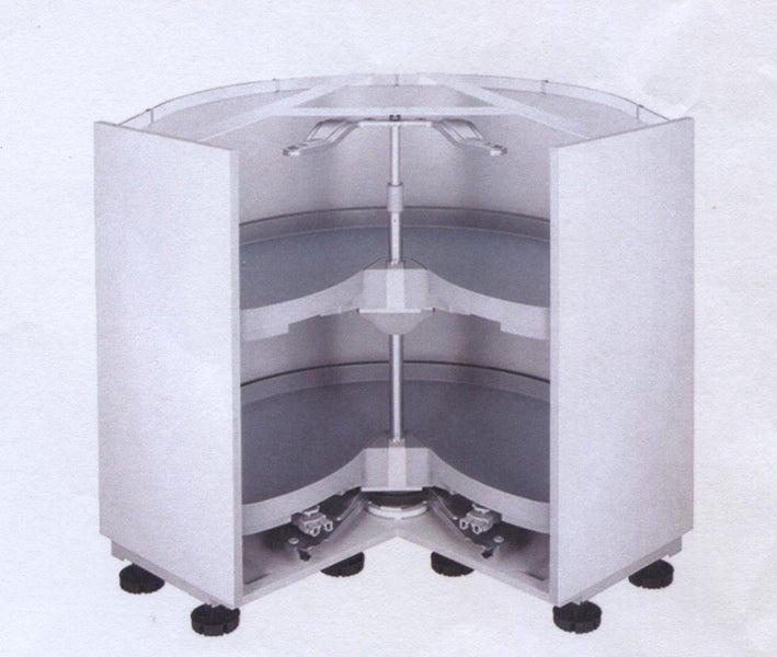 Rotary corner cupboard Carousel 1