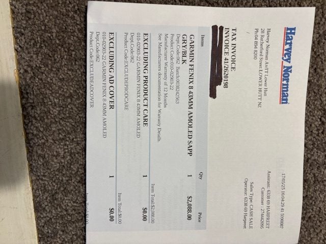 Garmin Fenix 8 43mm Amoled smart watch64028682674307113