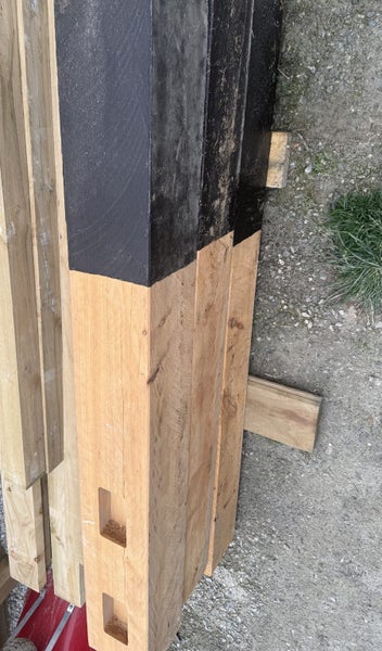 Australian Harwood mix . Jarrah , iron bark sleepers Carousel 5