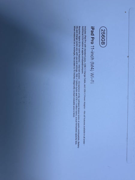 Apple iPad Pro (M4) 11" 256GB64028682851458111