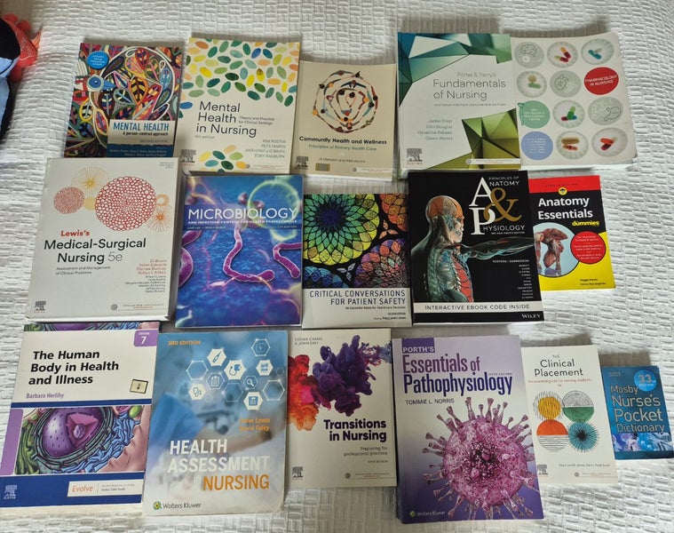 Complete Nursing Textbook Set – Perfect for Nursing Students! (RRP $1,800+) Carousel 1