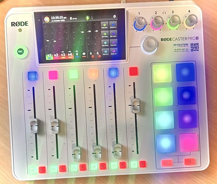 RODECaster Pro II & 2 X Rode mics with stands Carousel 1