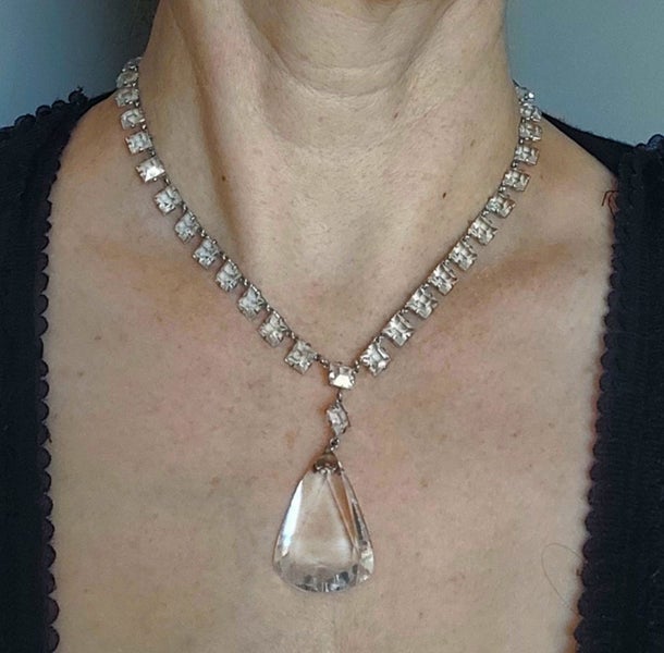 Art Deco Sterling Crystal Riviere Carousel 6