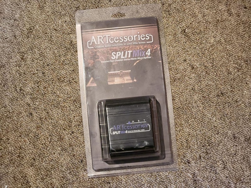 ART SPLITMix4 – Passive 4-Channel Stereo/Mono Mixer & Splitter – $1 Reserve Carousel 2