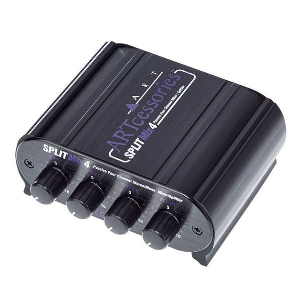 ART SPLITMix4 – Passive 4-Channel Stereo/Mono Mixer & Splitter – $1 Reserve Carousel 1