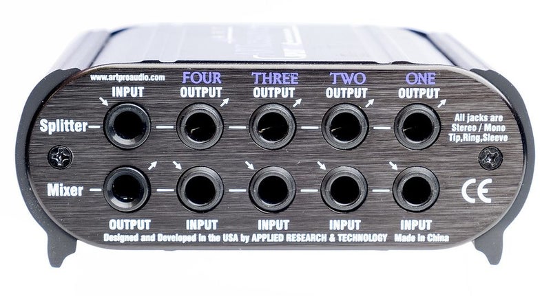 ART SPLITMix4 – Passive 4-Channel Stereo/Mono Mixer & Splitter – $1 Reserve Carousel 5