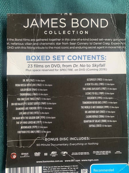 Bulk DVD Bundle 7 ( The James Bond Collection - 24 Discs Including Spectre) Carousel 4