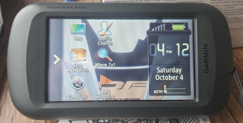Garmin Montana 650T Handheld GPS Carousel 1