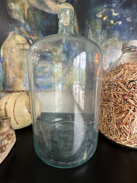 Large Vintage Carboy Demijohn Lab Bottle Carousel 2