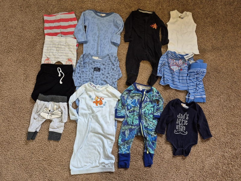Bulk Newborn or 0000 Baby Boy Clothes Carousel 1