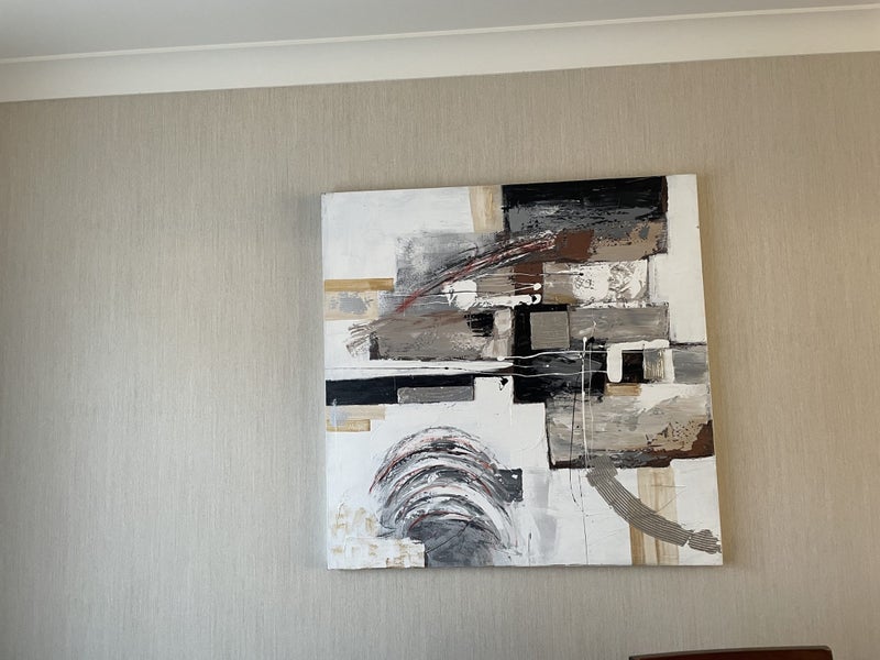 Abstract Canvas 1m x 1m Carousel 1