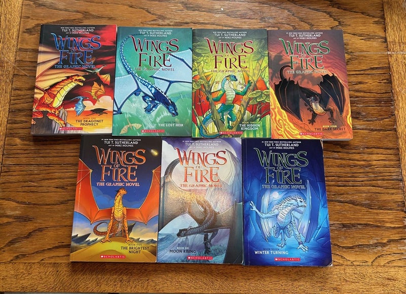 Wings of Fire Graphic Novels, Books 1 - 7 Carousel 1