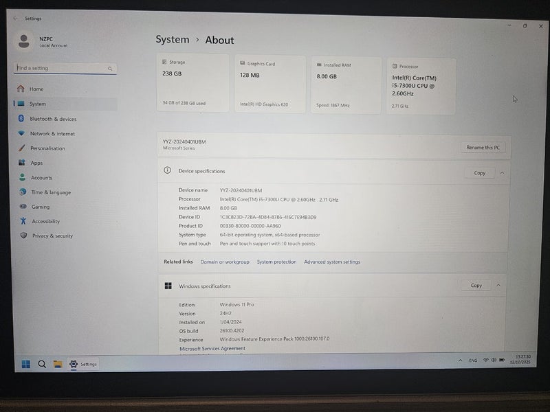 Microsoft Surface book 2 8+256GB touch screen table laptop. Carousel 1