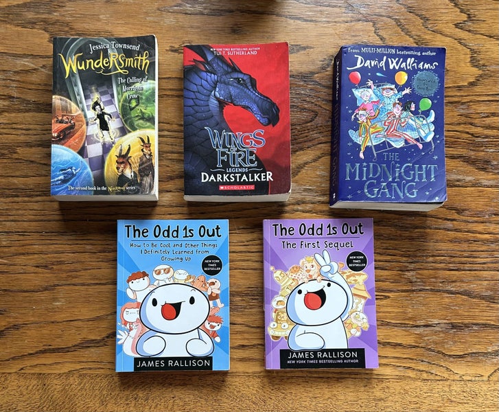 Assorted books Carousel 1