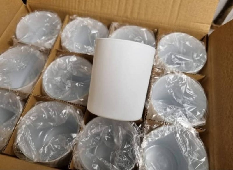 Matte white cambridge jars - 31 Carousel 1
