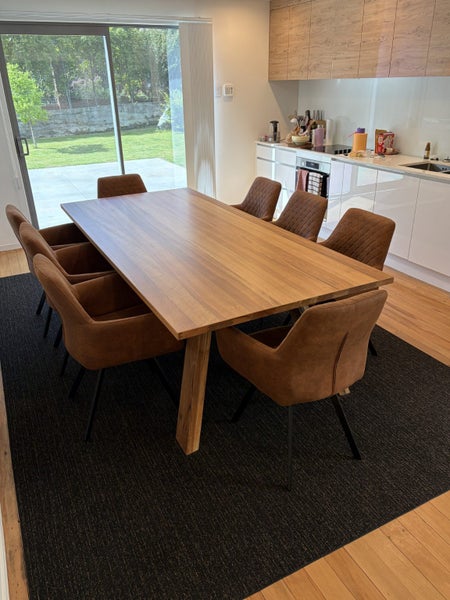 Nick Scali Marri Timber Dining Table – 2400mm - as-new condition64030637653250113