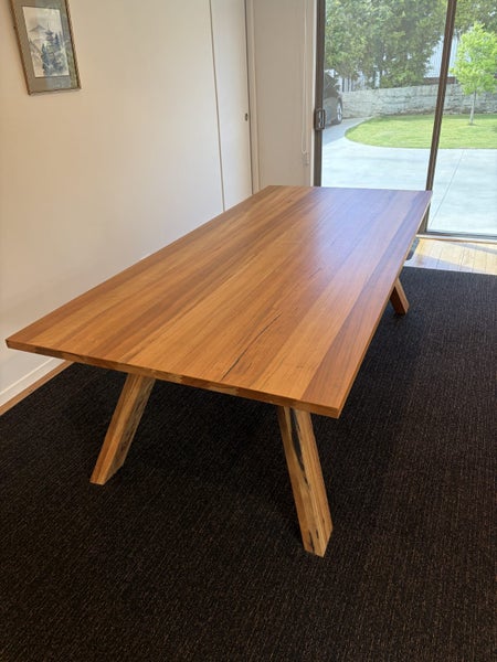Nick Scali Marri Timber Dining Table – 2400mm - as-new condition64030637653250110