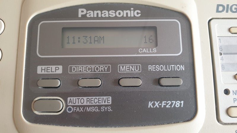 Answerphone, Phone, Fax, Copier, Panasonic Carousel 10