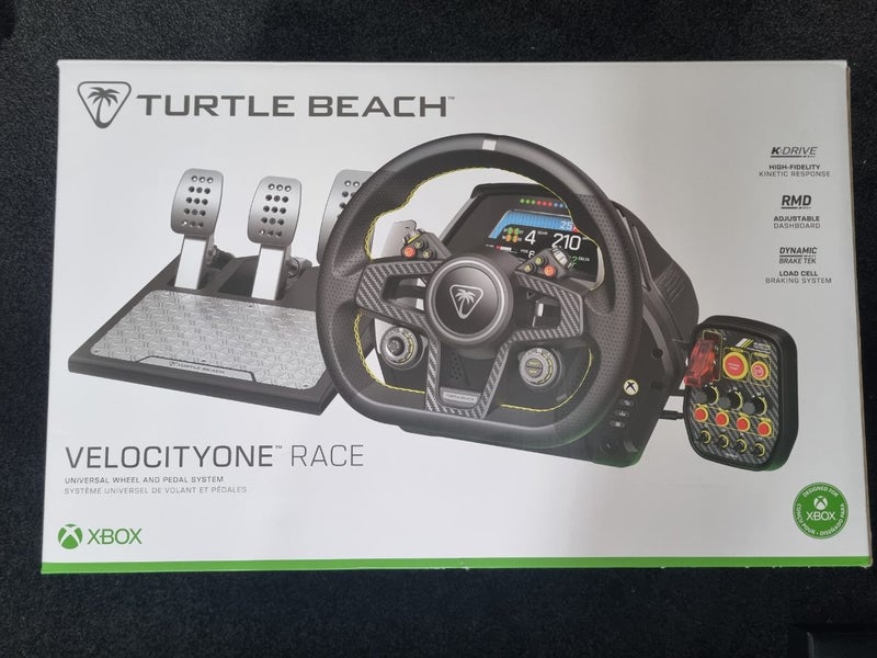 Almost Brand New Turtle Beach VelocityOne Race Wheel & Pedals Carousel 1