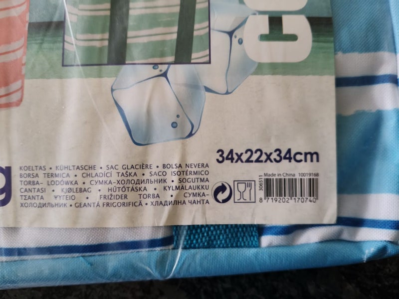 BRAND NEW un opened 20L Cooler Bag in Blue, Carousel 3