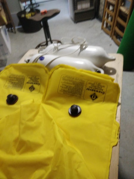 Fenders and Buoyancy Bags little used From a small sailing dinghy Carousel 2