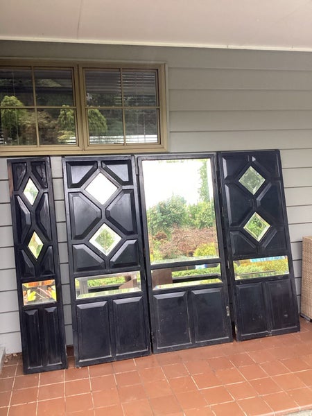 Four Decorative double sided screens /doors Carousel 1