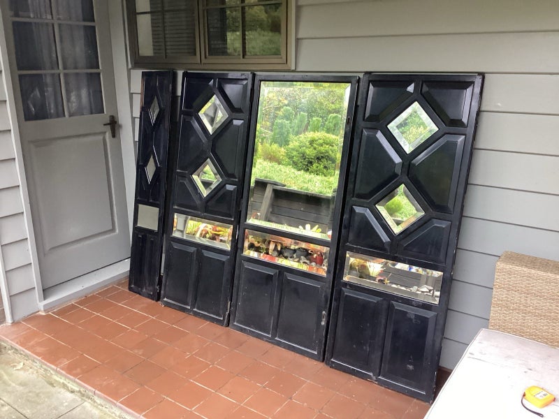 Four Decorative double sided screens /doors Carousel 8