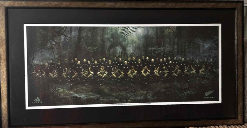 All Blacks Adidas DNA Bonded By Blood Framed Poster Carousel 1
