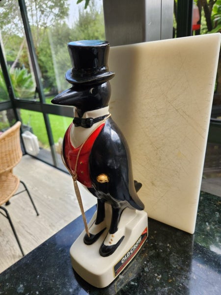 Old Crow Whiskey Decanter - 1970's Carousel 1