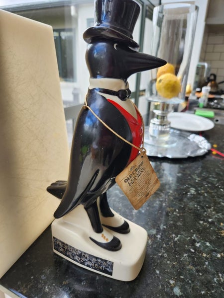 Old Crow Whiskey Decanter - 1970's Carousel 2