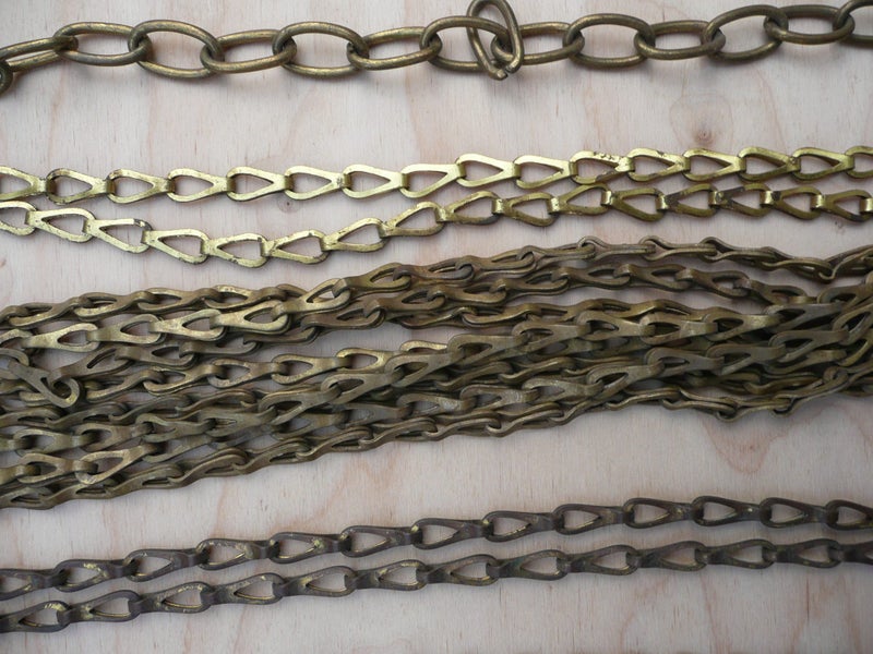Vintage Brass picture hanging chains Carousel 7