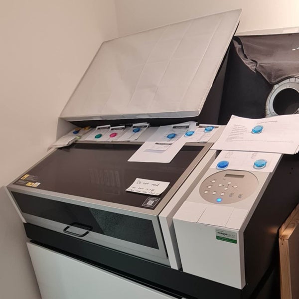 Roland lef2-200 UV printer with filtration unit Carousel 1