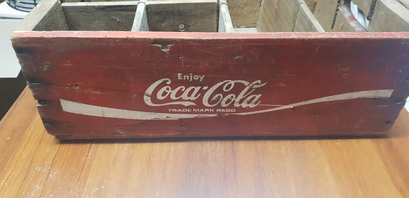 Vintage coca cola crate Carousel 1