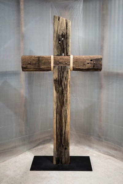Large, Rustic Timber Cross/Crucifix Carousel 1