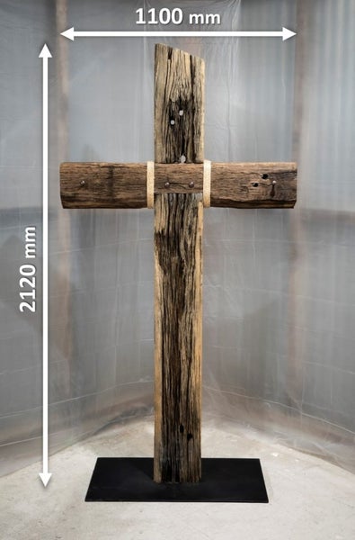Large, Rustic Timber Cross/Crucifix Carousel 7