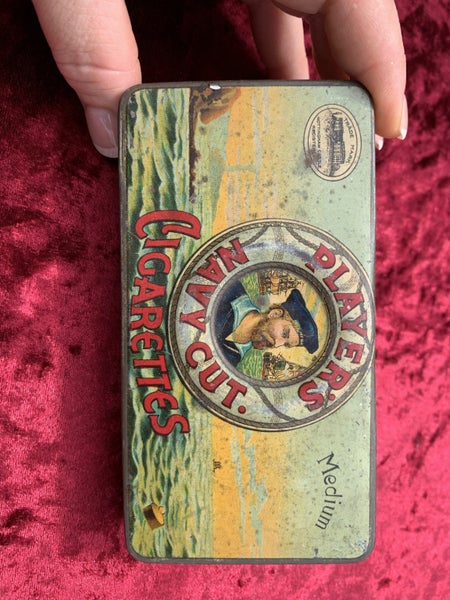 Antique Players Navy cut tobacco Tin Carousel 8