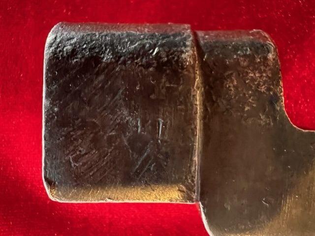 WW2 NO. 4 MK11 LEE ENFIELD .303 SPIKED BAYONET WITH BLACK METAL SCABBARD Carousel 7