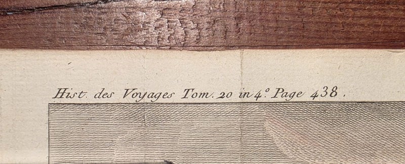 *Scarce* 1797 La Pérouse Voyage – Maori Waka Taua - French Pacific Exploration Carousel 5