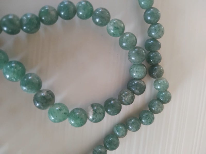 Old Greenstone Natural Jade Necklace . Carousel 1