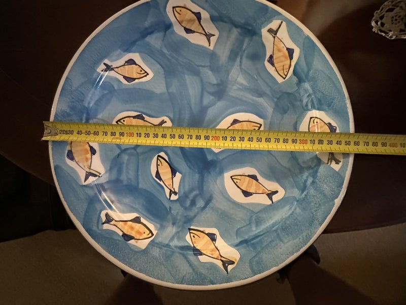 Temuka ware serving plate/platter 36cm diameter; please buy me :-) $5 Carousel 2